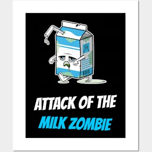 Halloween Cute Milk Zombie Posters and Art